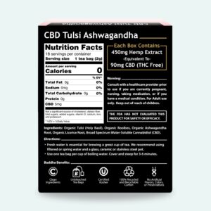 Relaxing Ashwagandha and CBD Tea Blend