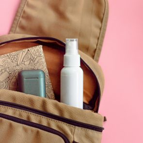 Contents of a backpack