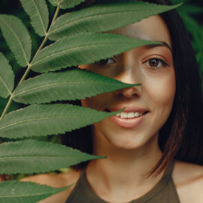 Cute girl have a rest in a summer park | Calmly Rooted Natural Care